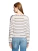 CARTOON Strickpullover mit U-Boot-Ausschnitt in Dunkelblau/Weiß