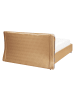 Beliani Doppelbett PARIS in Gold/Silber - (W) 195 x (H) 83 x (L) 228 cm