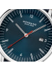 Mondaine Herrenuhr Doppio Blau Set mit 2 Bändern