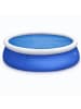Happy People Solarabdeckplane rund, für Quick-Up Pools Ø360cm in blau