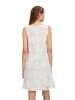 Vera Mont Sommerkleid mit Struktur in Rohweiß