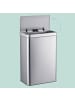relaxdays Mülleimer mit Sensor in Silber - 50 Liter