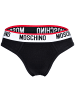 Moschino Slip 2er Pack in Schwarz/Weiß