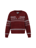 DreiMaster Maritim Women Sweater in burgundy