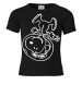 Logoshirt T-Shirt Snoopy-Astronaut in schwarz
