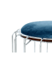 Kayoom Sitzkissen Pouf Comfortable in petrol - silber