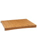 5five Simply Smart Schneidebrett aus Bambus mit Anschlagkante in Braun, 58 x 4,3 x 52 cm