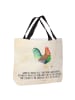 Mr. & Mrs. Panda Tasche Hahn Korn mit Spruch in Vintage