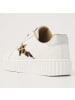 British Knights Sneaker Bliss in weiss/silberfarben/leopard