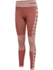 Hummel Leggings Hmlclea Seamless Mid Waist Tights in WITHERED ROSE/ROSE TAN MELANGE