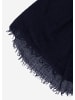 SASSYCLASSY Musselin Schal in Dunkelblau