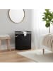 relaxdays Wäschekorb in Schwarz - (B)52 x (H)63 x (T)32 cm