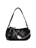 Juicy Couture Twig Narrative Schultertasche S 24 cm in black