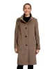 Betty Barclay Wollmantel mit Kragen in Taupe Melange