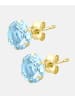 Vanlere Ohrstecker aus 375 Gelbgold mit Topas