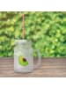 Mr. & Mrs. Panda Trinkglas Mason Jar Avocado Schwangerschaft ohn... in Transparent