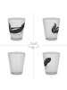 Mr. & Mrs. Panda Schnapsglas Stinktier Yoga ohne Spruch in Transparent