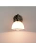 Licht-Erlebnisse Wandlampe (B)16 x (H)20 cm in Messing Weiß