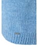 More & More weiter, leichter Kurzarmpullover in autumn blue