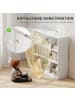 HOMCOM Bücherregal in Weiß 97,5L x 30B x 100H cm