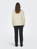 ONLY Carmakoma Strickpullover in Whitecap Gray