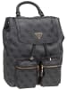 Guess Rucksack Manhattan II Flap in Coal Logo