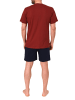 NORMANN Shorty Schlafanzug kurzarm Pyjama - 84252 in rot