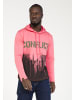PLUS EIGHTEEN Herren Kapuzenpullover in Pink