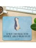 Mr. & Mrs. Panda Mouse Pad Pinguin mHerzieren mit Spruch in Eisblau