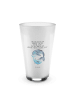 Mr. & Mrs. Panda Wasserglas Walfisch Thunfisch mit Spruch in Transparent