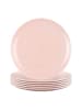 Seltmann Weiden 6er Set Frühstücksteller Amina in – ø 22,7 cm in Rosé