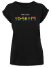 F4NT4STIC T-Shirt Pink Floyd TDSOTM Album Rainbow Regenbogen in schwarz