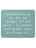 Mr. & Mrs. Panda Mouse Pad Spruch Selbstreflexion Spiegel mit Sp... in Meeresbrise