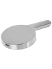 Beliani Wannenarmaturen MAPIRI in Silber - (W) 12 x (H) 25 x (L) 6 cm
