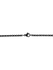 Adeliás Unisex Halskette mit Anhänger – Kreuz aus Edelstahl in schwarz