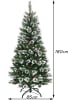 COSTWAY Künstlicher Weihnachtsbaum in Grün