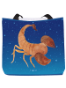 Mr. & Mrs. Panda Strandtasche Sternzeichen Skorpion ohne Spruch in Sternenhimmel Blau