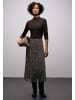 Street One Kleid mit Leo-Rock in Braun