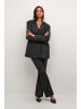 Kaffe Blazer KAvilda Oversize fit in Dark Grey Melange Pinstripe