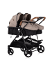 Chipolino Geschwisterkinderwagen Duo Smart in braun
