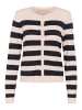 CULTURE Strickjacke CUsabi Relaxed fit in Whitecap/Salute Stripe