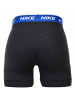 Nike Boxershort 3er Pack in Schwarz/Blau/Türkis