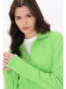 myMo Damen Fleecepullover in Grün