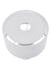 Beliani Tischleuchten MALIPS in Grau - (W) 30 x (H) 35 x (L) 30 cm