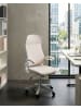 Beliani Bürostuhl NEXEL in Beige/Weiß - (W) 60 x (H) 114 x (L) 60 cm