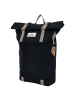 Doughnut Christopher Small Jungle 12 - Rolltop Rucksack 40 cm (black) in schwarz