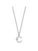 LOTUS silver Anhänger Silber 925 Sterling Silber Buchstabe C Halsketten