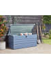 Beliani Truhe CEBROSA in Blau - (W) 132 x (H) 64 x (L) 62 cm