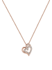 Elli Halskette 925 Sterling Silber Herz in Rosegold