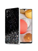 cadorabo Hülle für Samsung Galaxy A42 5G / M42 5G Glitter in Schwarz mit Glitter